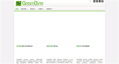 Desktop Screenshot of greenbyteit.com